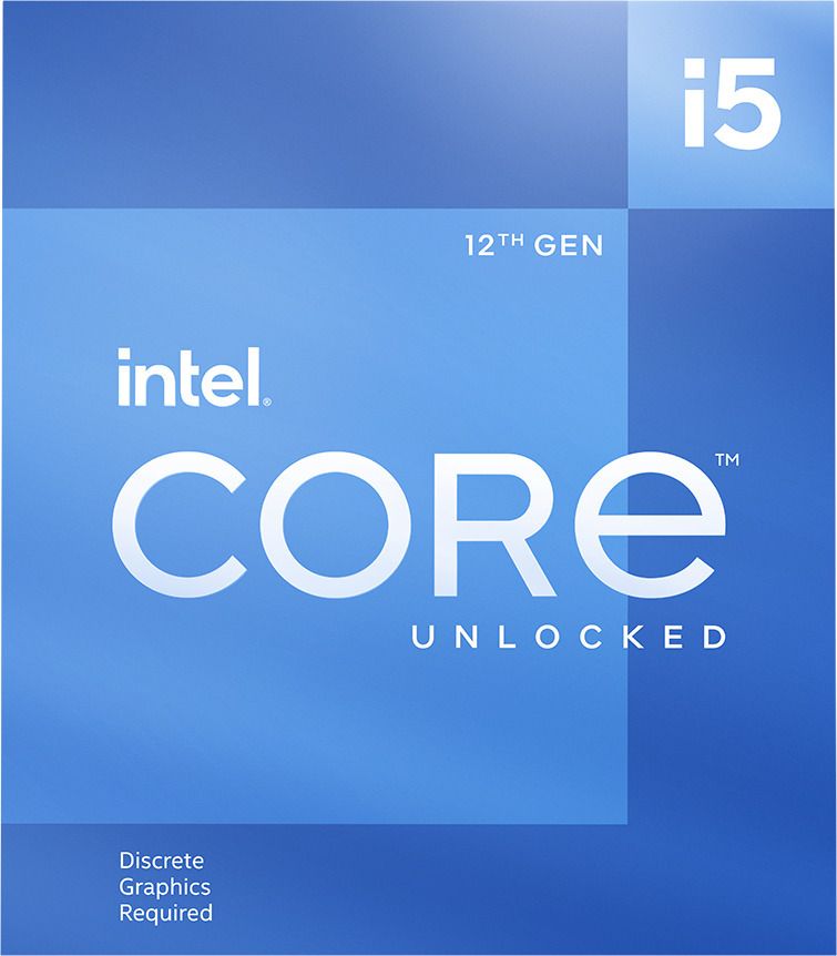 INTEL Core i5-12600KF 3.6GHz LGA1700 20M Cache No Graphics Box CPU